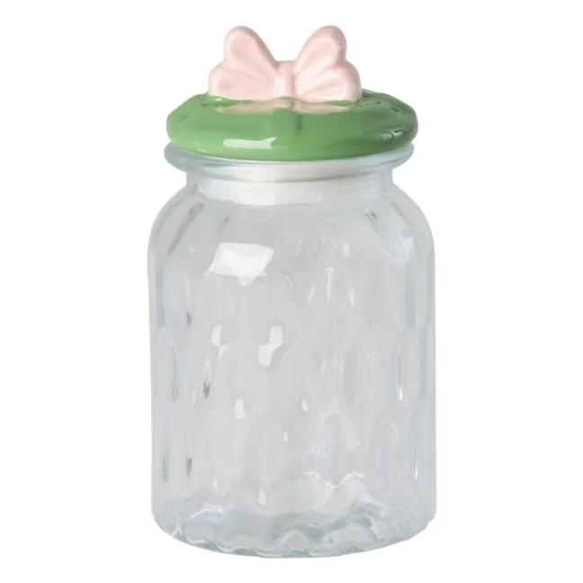 Tarro de cristal Lazo | Violeta