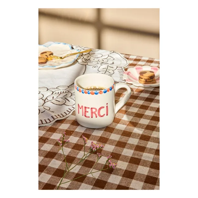 Taza de cerámica Merci | Crudo