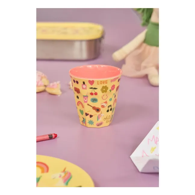 Unicorn tumbler | Pale yellow
