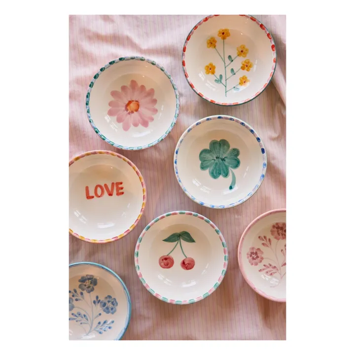 Bol en céramique Fleur | Rose pâle- Image produit n°2