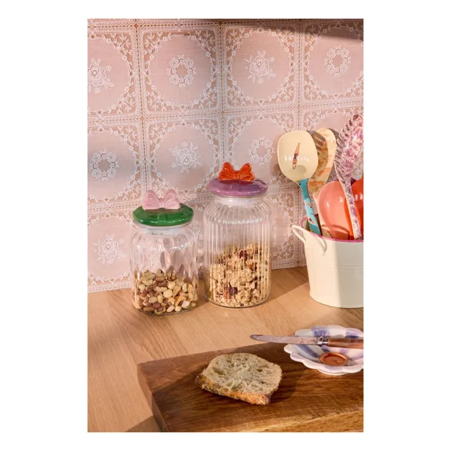 Glass jar Knot | Purple