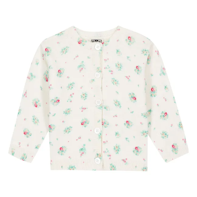 Cárdigan Lilet Bouquets | Crema