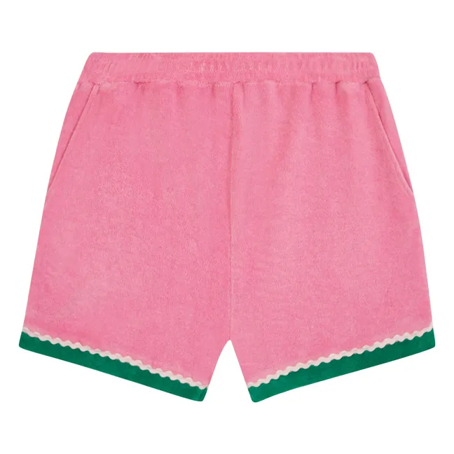 Pantalón corto de toalla para bebé Livi | Rosa Bombón