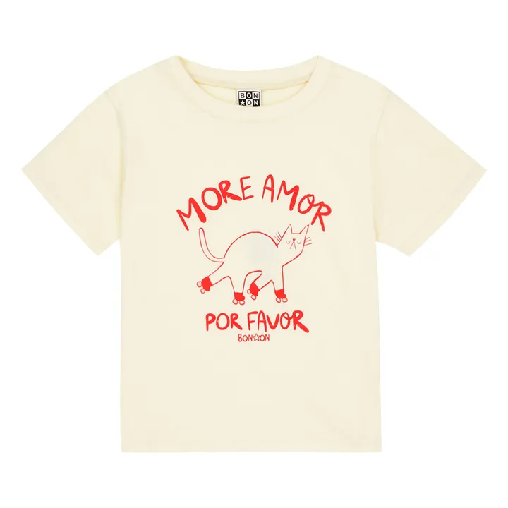 T-shirt Tubo Amor | Vanille- Image produit n°2