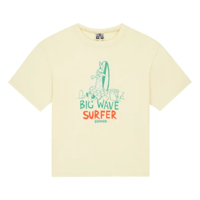 Camiseta Livo Big Wave | Vainilla