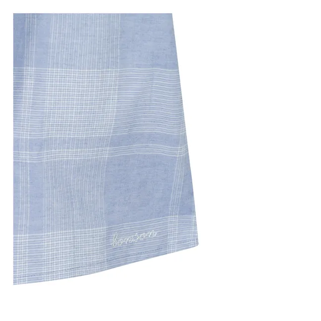 Vestido Smocked Natasha Carreaux | Azul