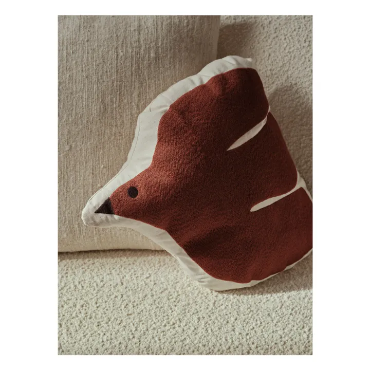 Swif Bird cushion | Brick red- Product image n°2
