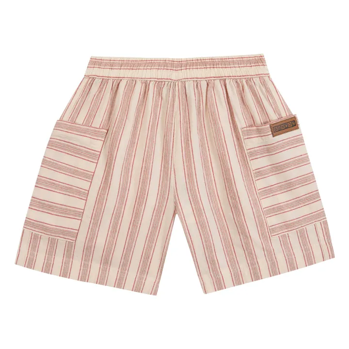 Pantalones cortos Lois a rayas | Crema- Imagen del producto n°0