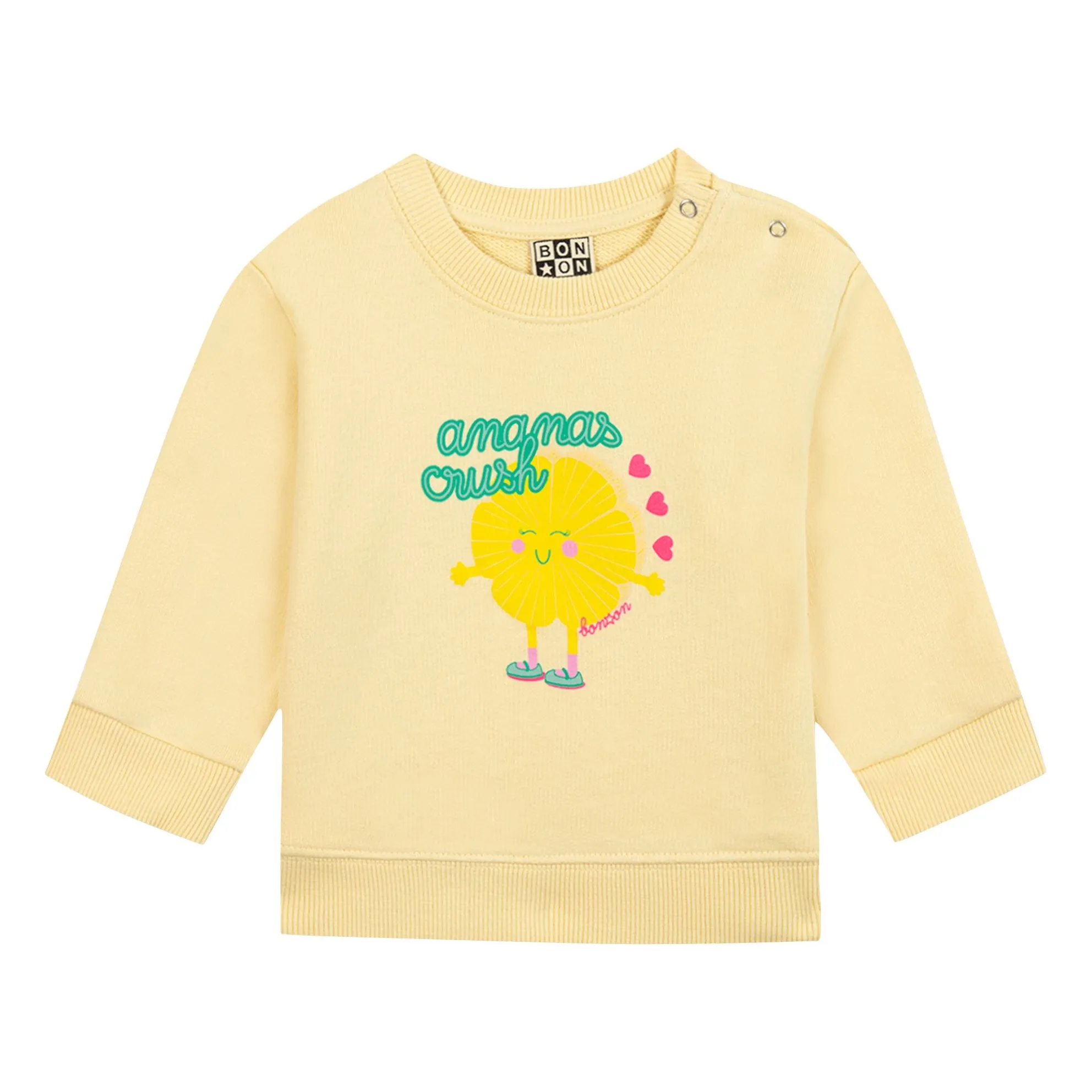 Bonton Vanilla Smily Pineapple Sweat