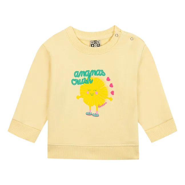 Smily Pineapple Sweat | Vanilla