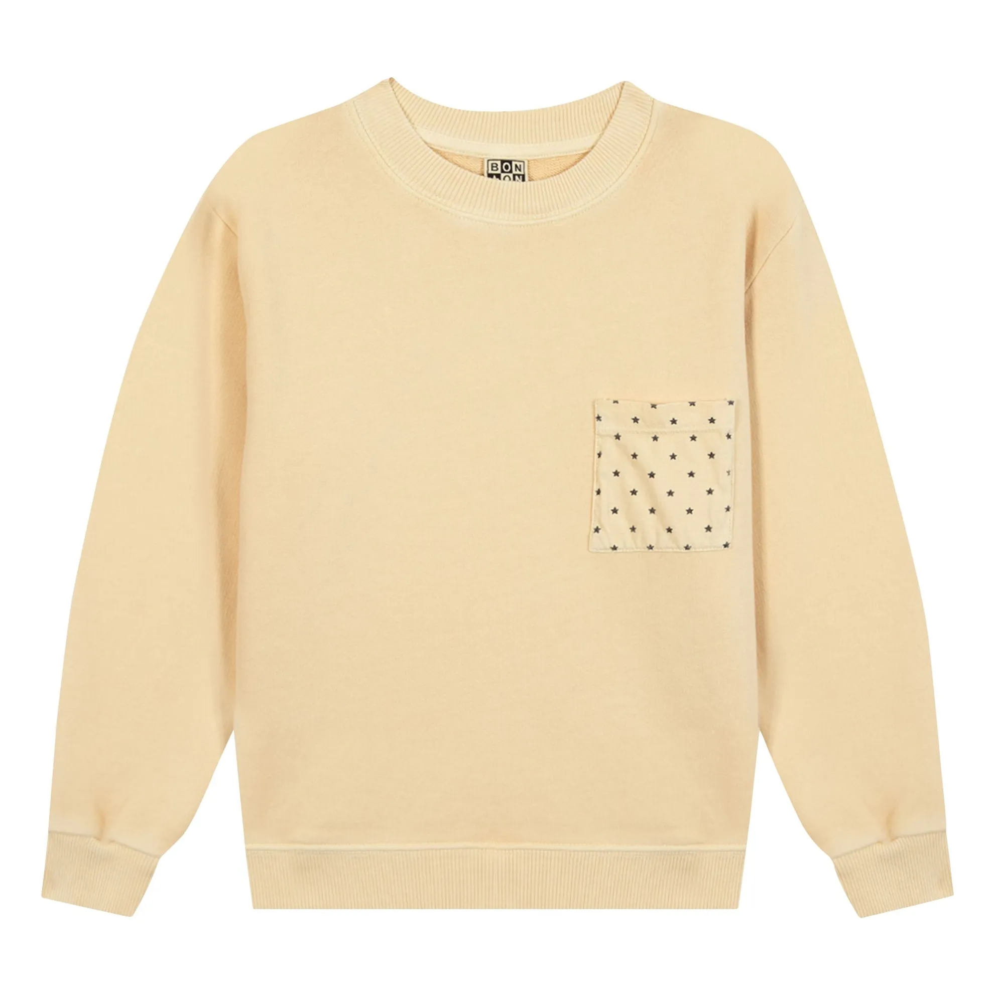 Bonton Vanilla Narciss Star Pocket Sweatshirt