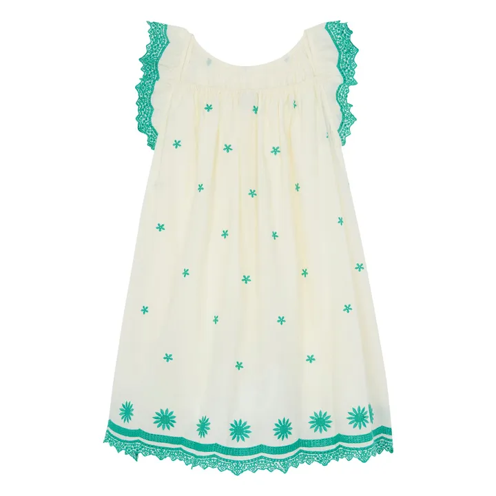 Robe Lena Volants | Ecru- Image produit n°2