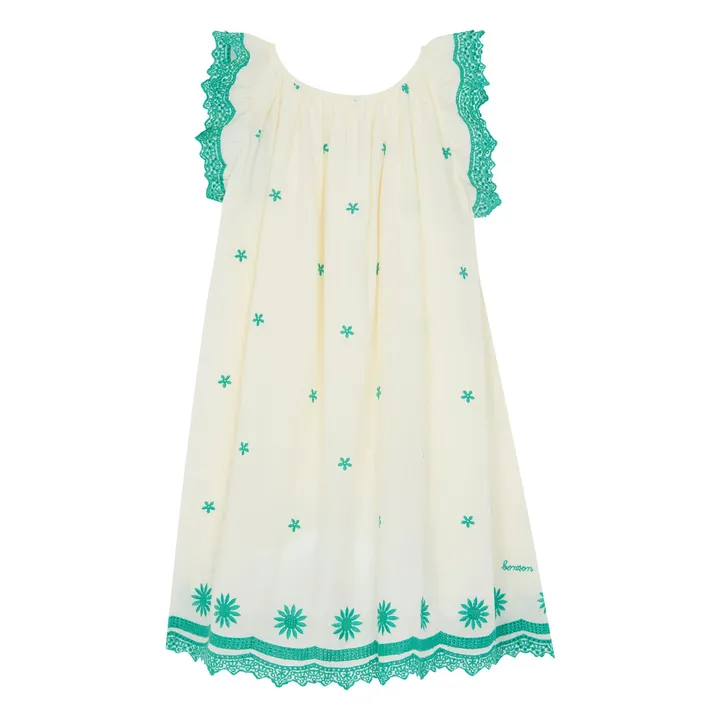 Robe Lena Volants | Ecru- Image produit n°0