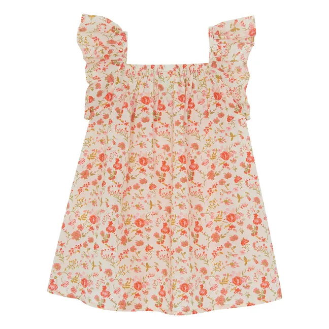 Vestido Louise Smocked | Rojo