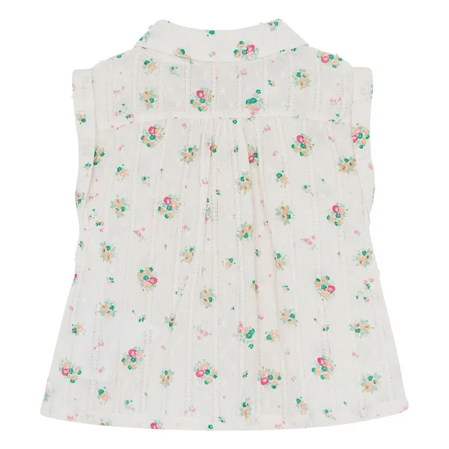 Claudine collar shirt Lorelei Bouquets | Ecru