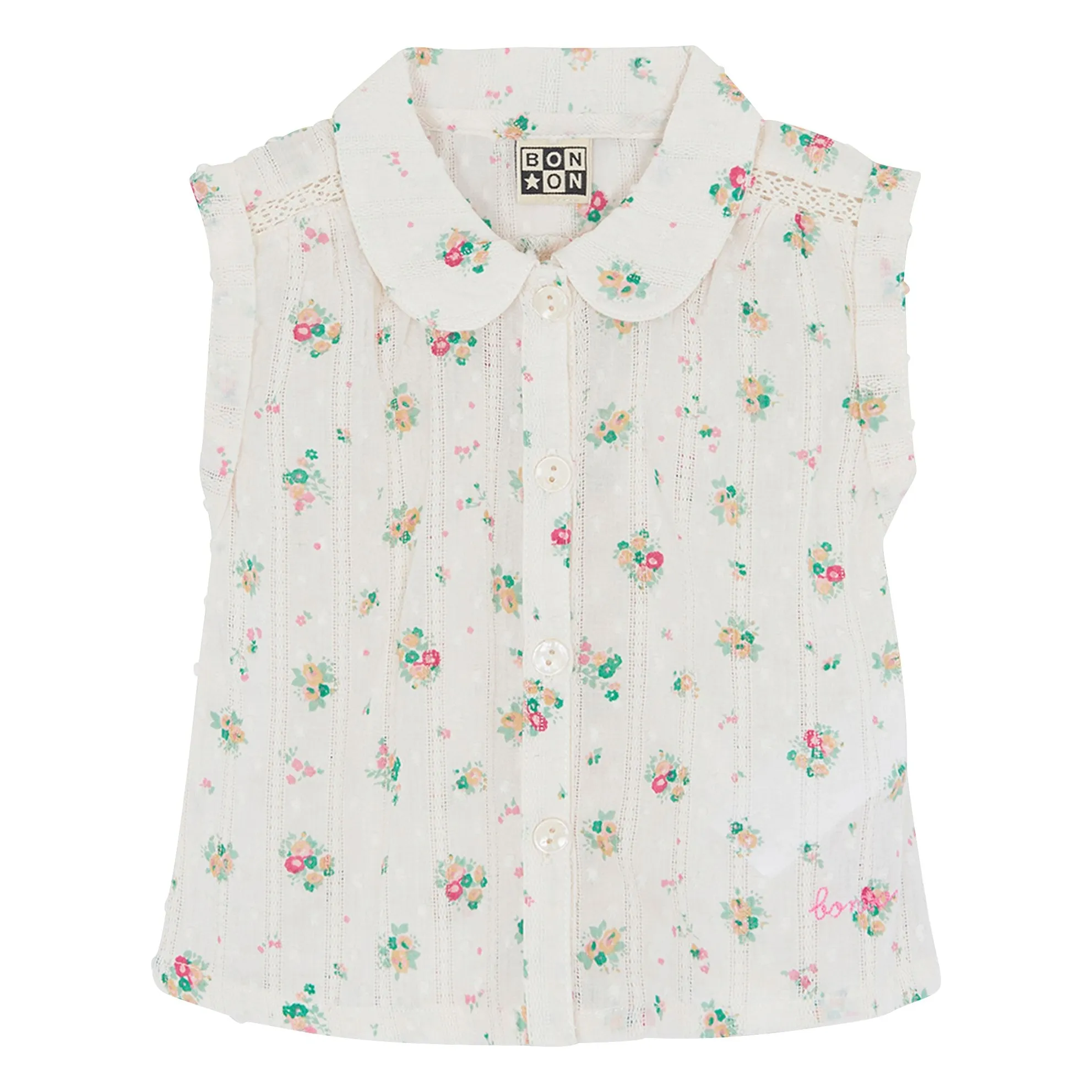 Bonton Ecru Claudine Collar Shirt Lorelei Bouquets
