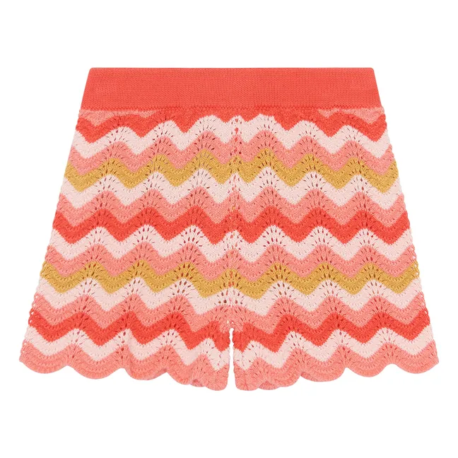 Pantalones cortos Nine de ganchillo | Coral