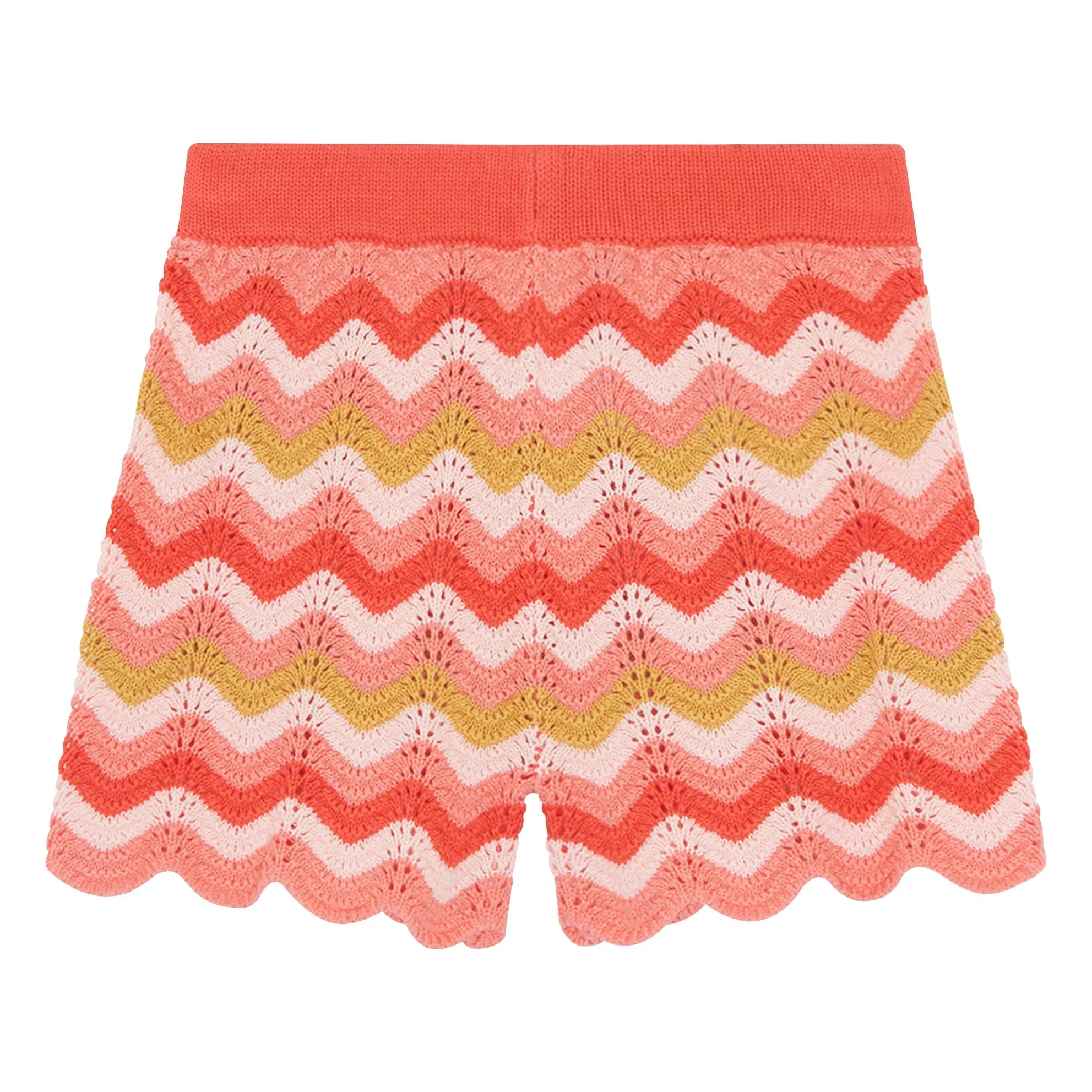 Bonton Coral Crochet Nine Shorts