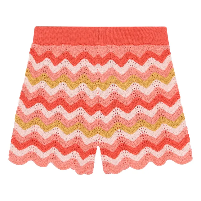 Pantalones cortos Nine de ganchillo | Coral
