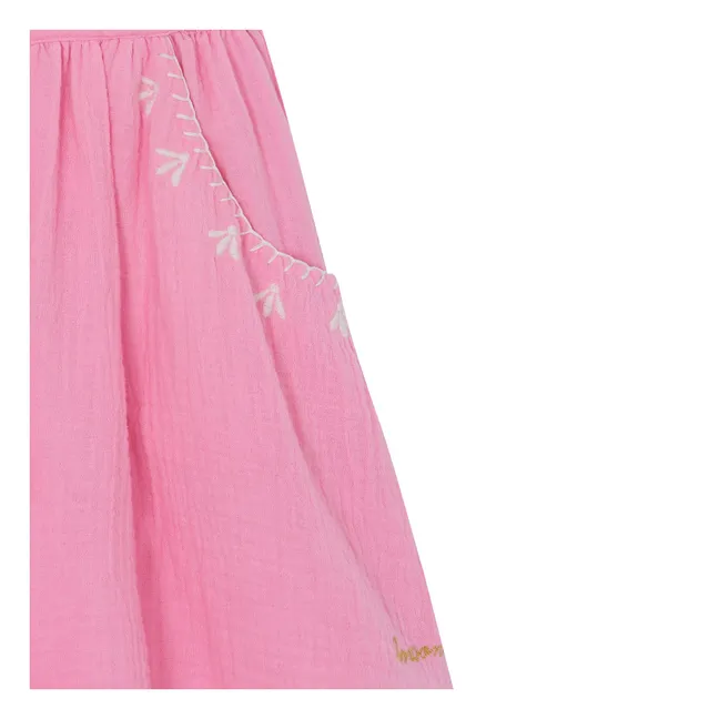 Robe Brodée Noelia | Ecru