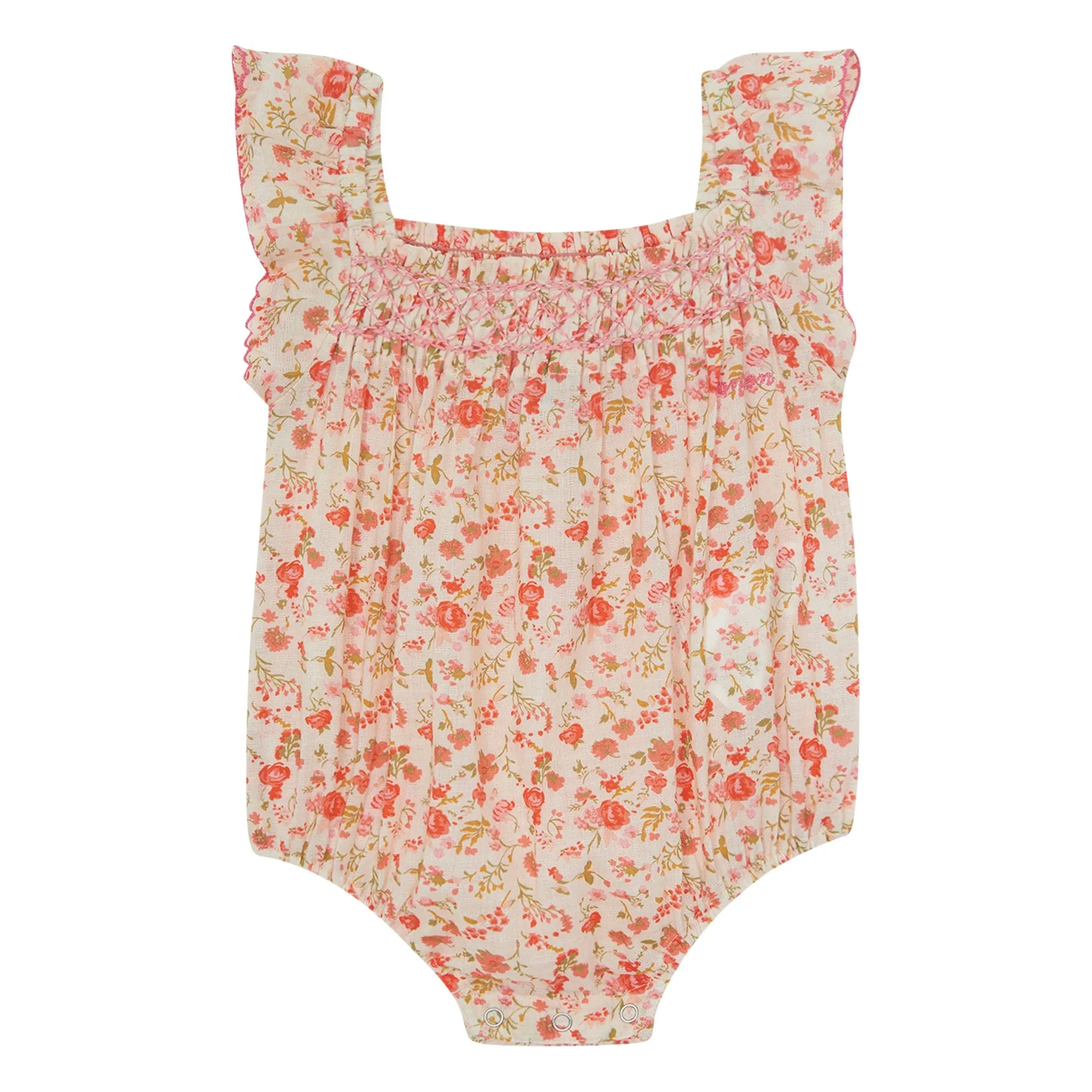 Bonton Red Lalix Fleurie Romper