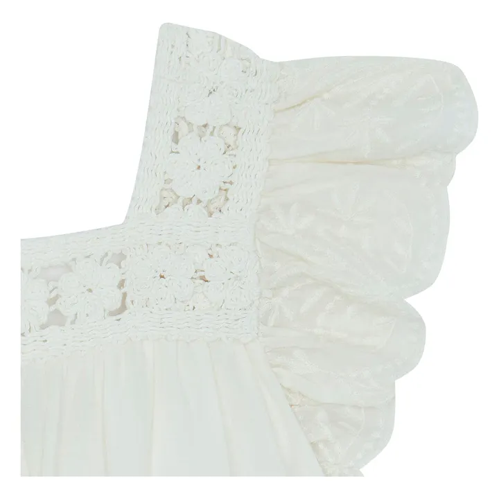 Robe Crochet Nereide | Ecru- Image produit n°1