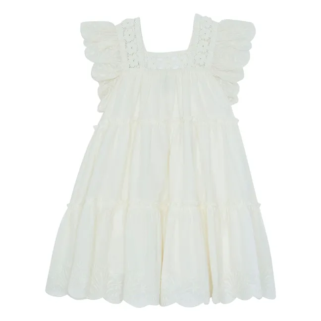Nereide Crochet Dress | Ecru