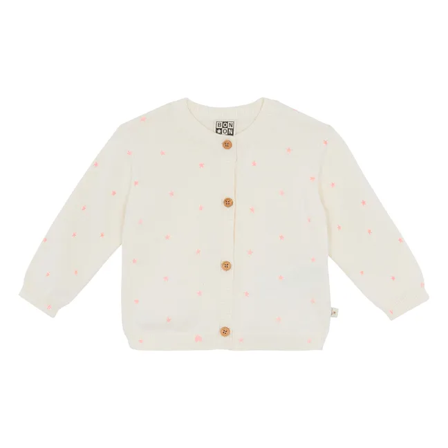 Cardigan Lilet Star | Ecru