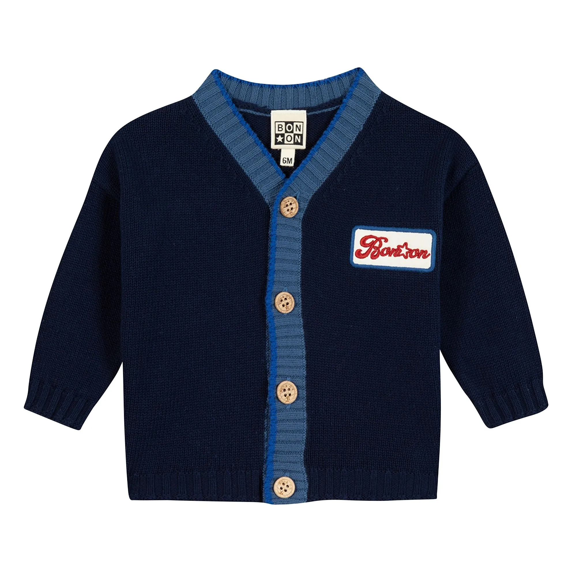 Bonton Midnight Blue Lucas Cardigan