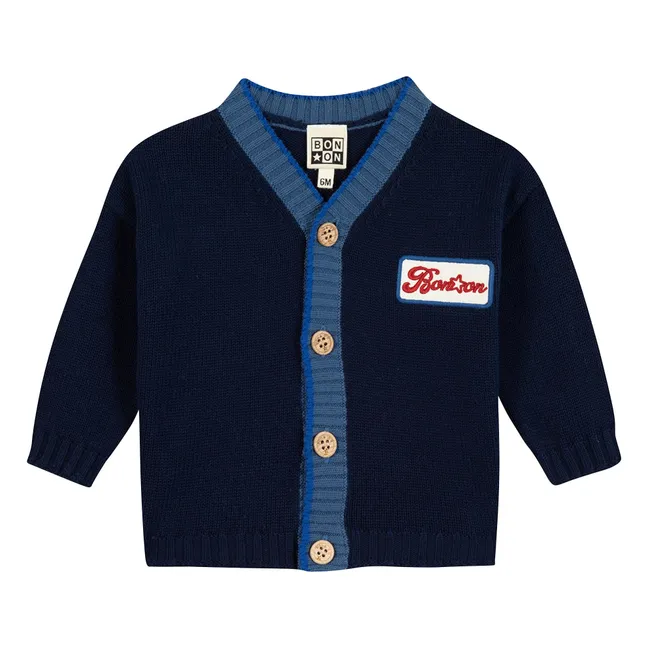 Strickjacke Lucas | Nachtblau