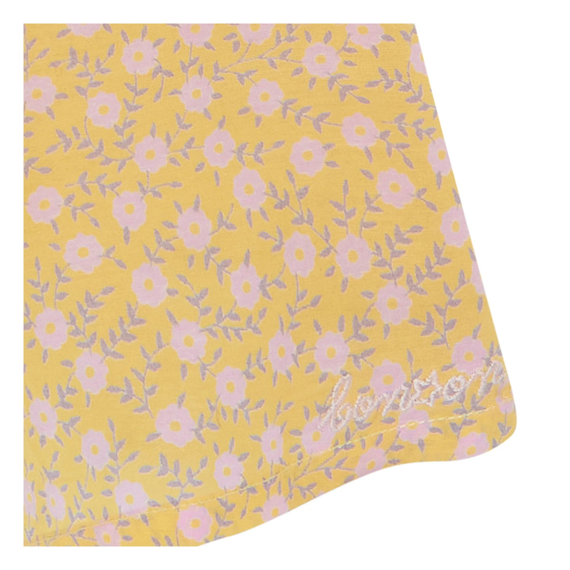 Robe Smockée Nala Fleurie | Jaune- Image produit n°1