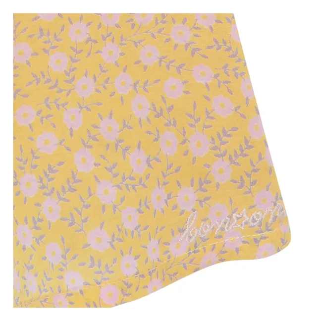 Nala Fleurie Smocked Dress | Yellow