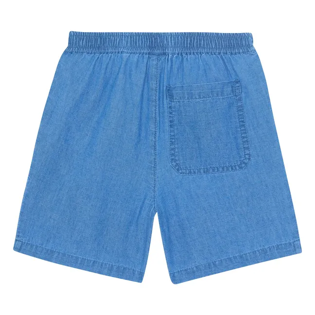 Short Naples Chambray | Bleu jean