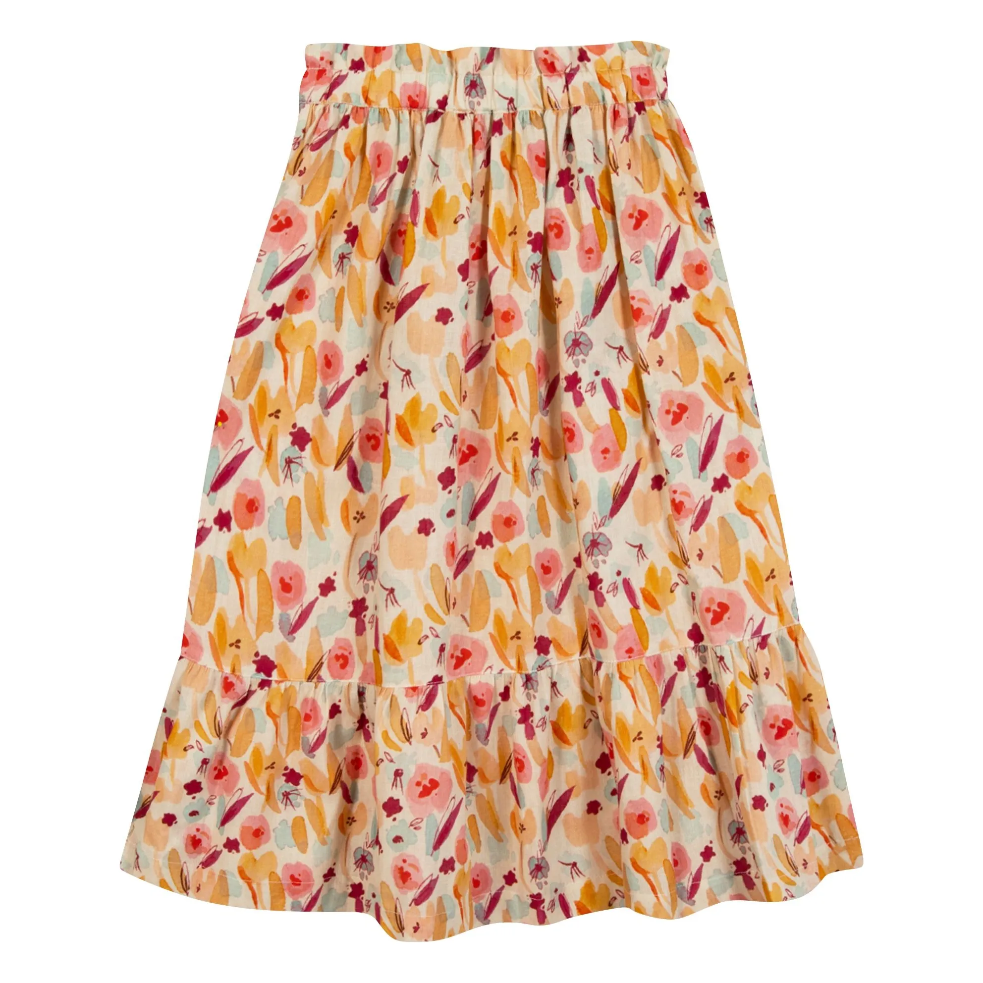 Bonton Ecru Denon Fleurie Skirt