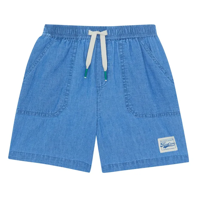 Short Naples Chambray | Bleu jean