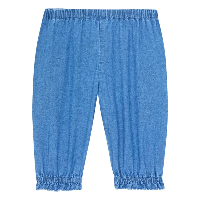 Pantalones Noodle Chambray | Vaquero