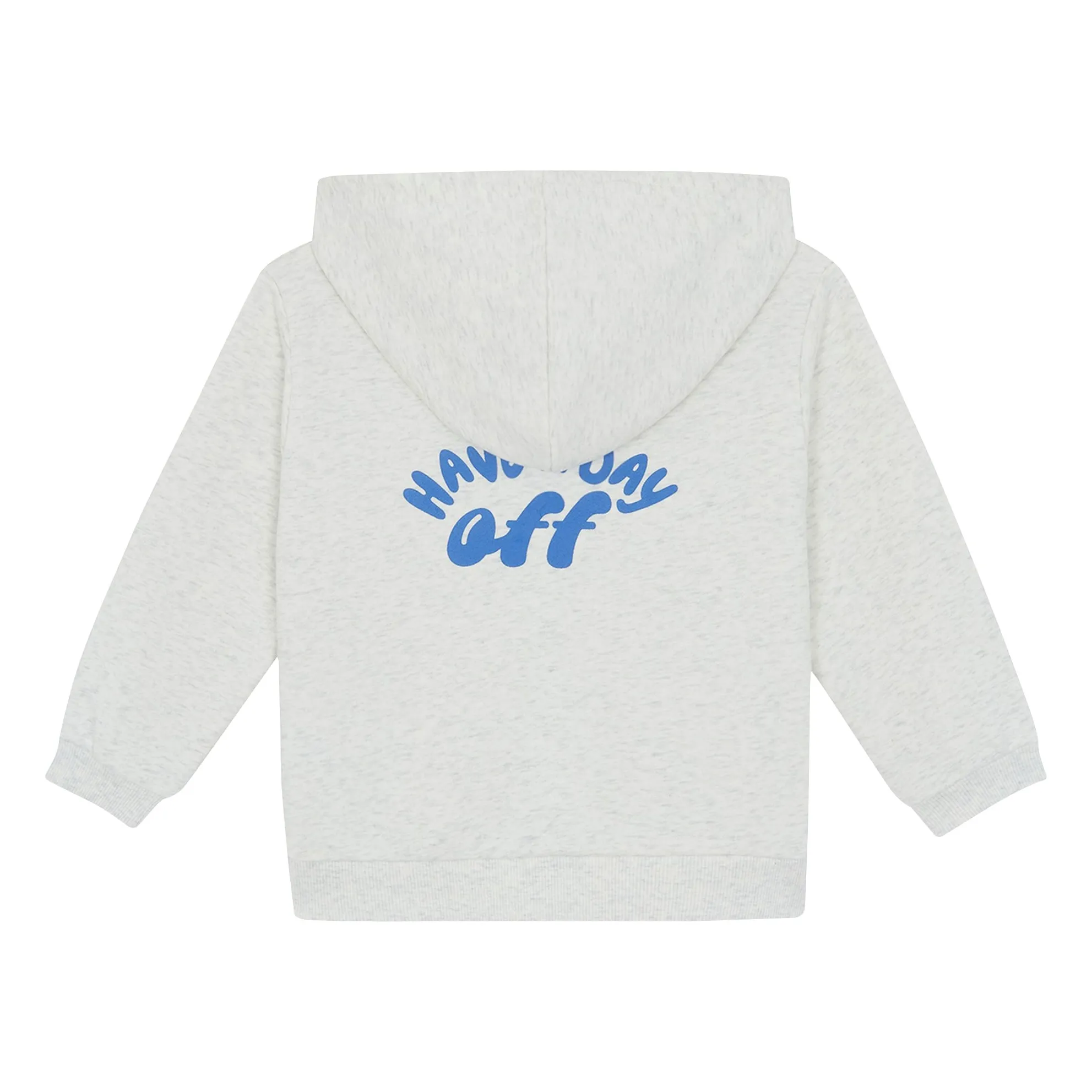 Sweat Capuche Chiné St Lu Dayoff | Gris- Image produit n°0