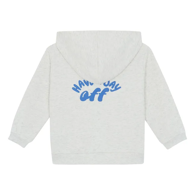 Sweat Capuche Chiné St Lu Dayoff Molleton | Gris