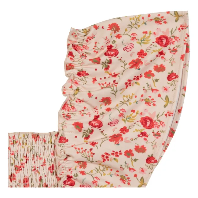 Maillot de Bain Nada Indienne Fleuri | Rouge