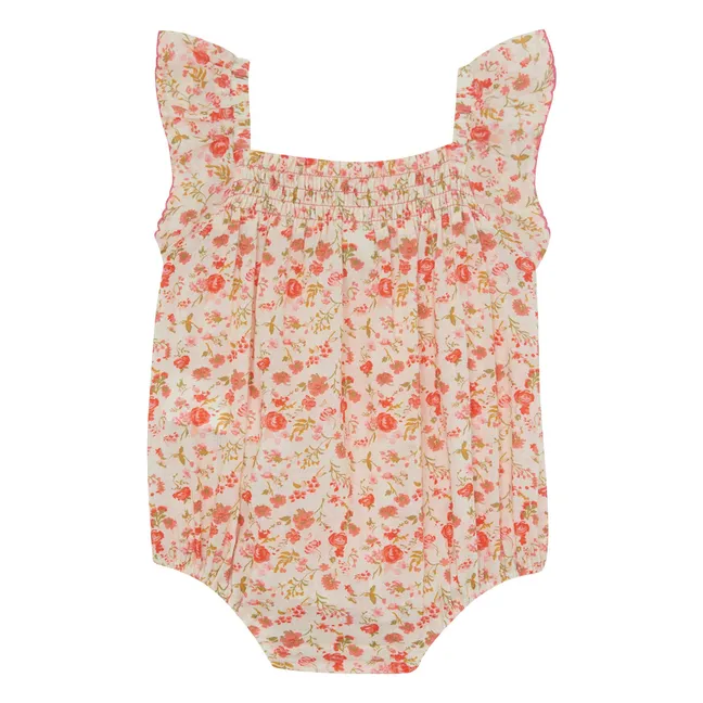 Barboteuse Lalix Fleurie | Rouge