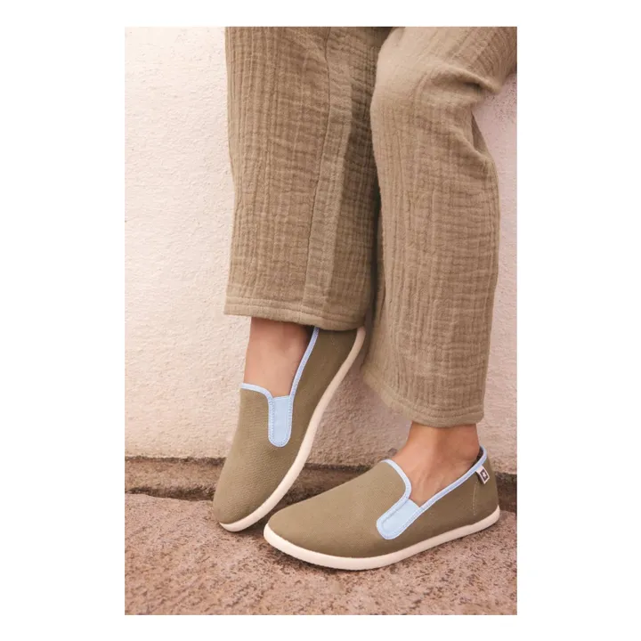 Pantalon Nils Gaze de Coton | Khaki- Image produit n°6