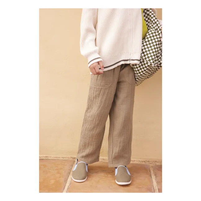 Pantalon Nils Gaze de Coton | Khaki