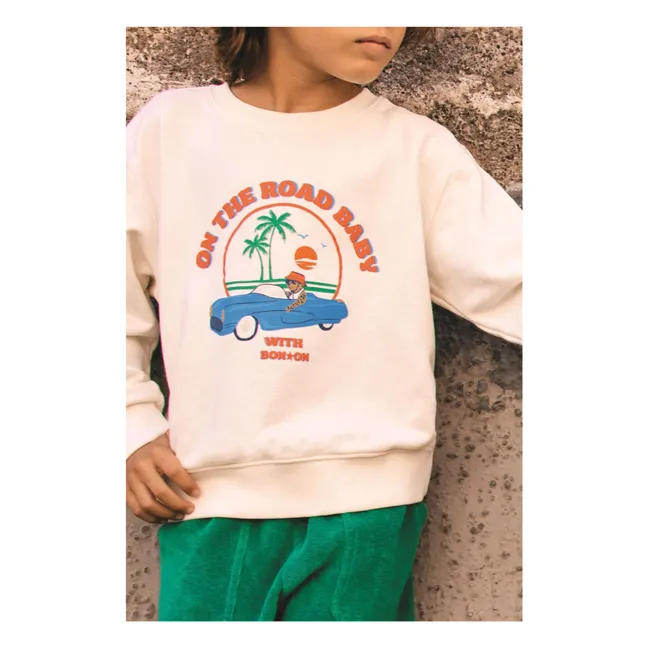 Sudadera polar Smile On The Road | Crudo