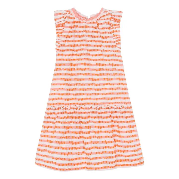 Vestido de rayas sin mangas | Blanco- Imagen del producto n°0