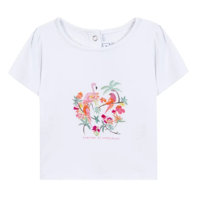 Camiseta Tropique | Blanco