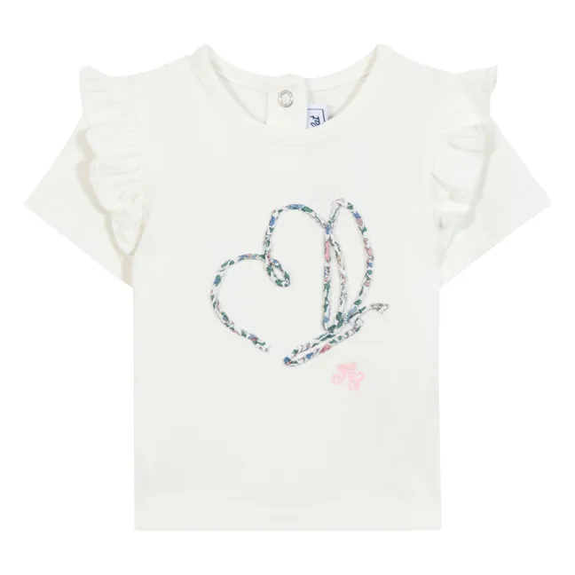 Camiseta Liberty Butterfly para bebé | Blanco