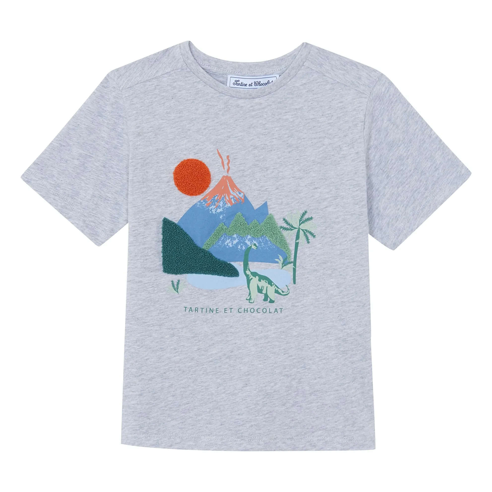 Tartine Et Chocolat Grey Chiné Volcan T-Shirt