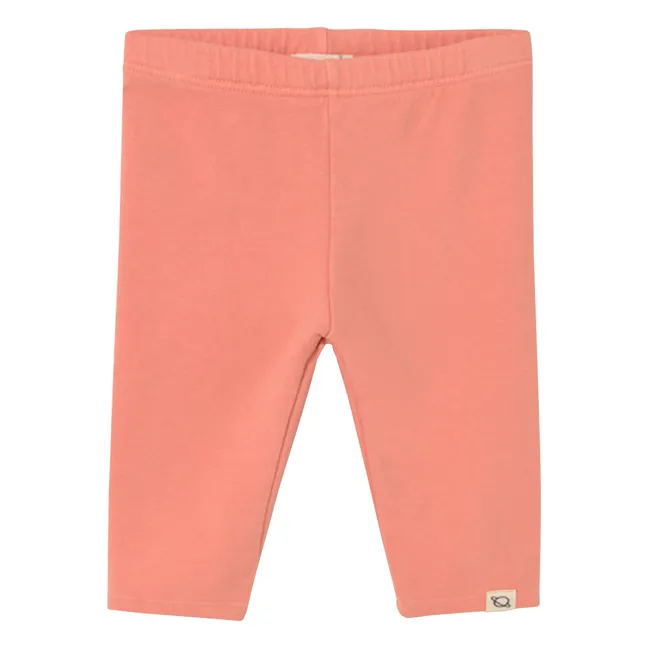 Legging Uni Coton Bio | Saumon