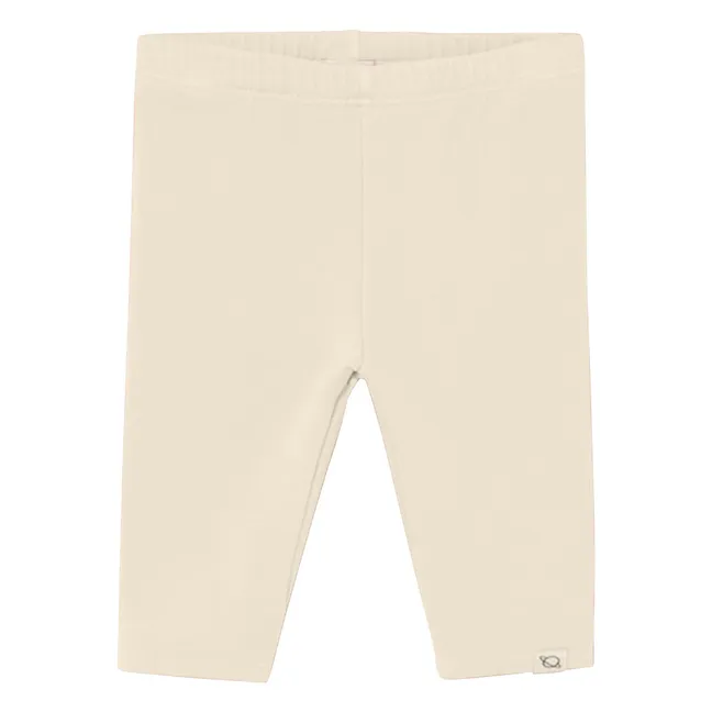 Leggings de algodón ecológico | Marfil