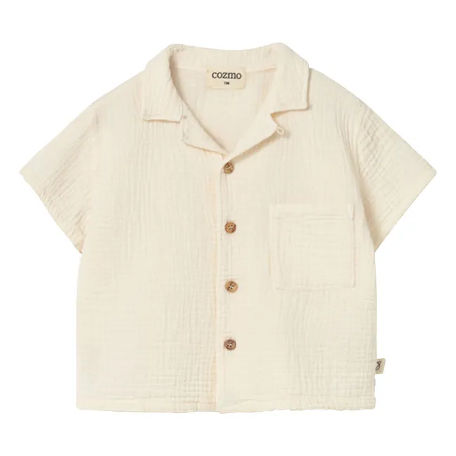 Abel Cotton Gauze Shirt | Ivory